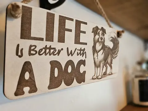 Funny Dog Signs and Plaques | Life is Better with a DOG