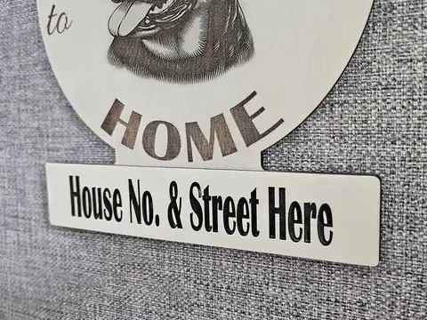 Personalised Welcome to our Home Rottweiler Plaque Decorative Sign