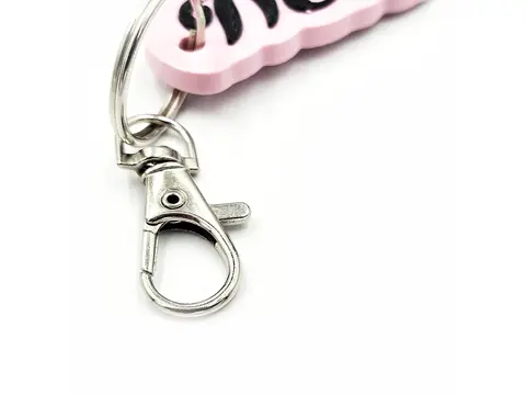 Custom Keyring - Bag Tag Personalise With Your Name