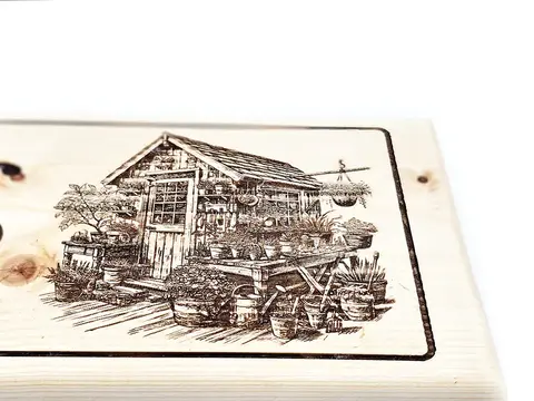 Potting Shed Personalised Solid Wooden Sign Outdoor Plaque