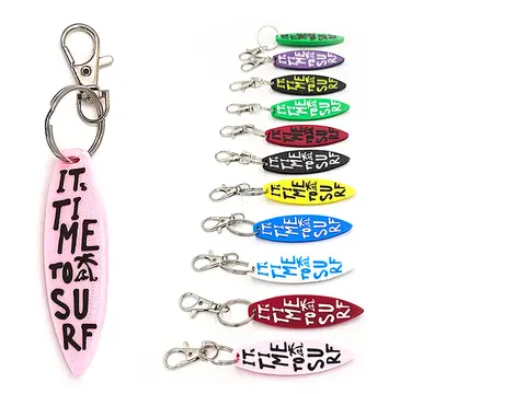 Surfing Keyring Surfboard Shaped - Bag Tag Charm