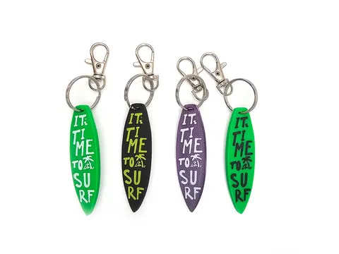 Surfing Keyring Surfboard Shaped - Bag Tag Charm
