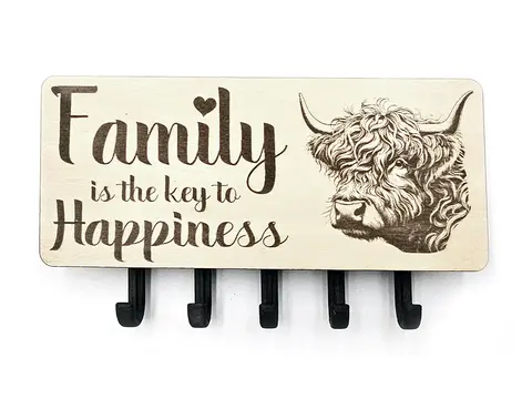 Key Holder Wall Mounted With 5 Hooks And Small Letter Rack Create Your Own Design