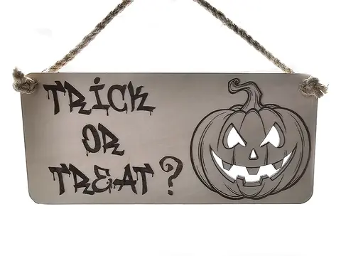 Pumpkin Plaque Halloween Decorations Plaques and Signs