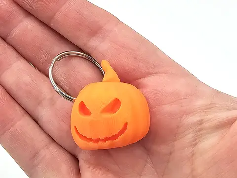 Pumpkin Halloween Keyring Bag Tag Charm Party Bag Filler