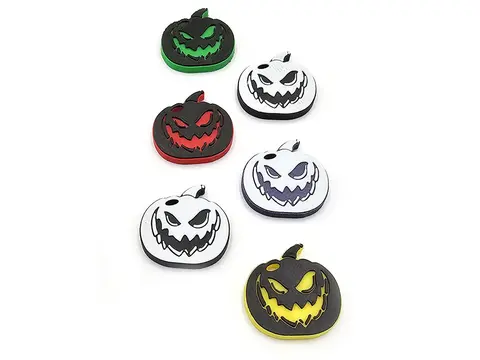 Pumpkin Halloween Keyring Flat Bag Tag Charm Party Bag Filler