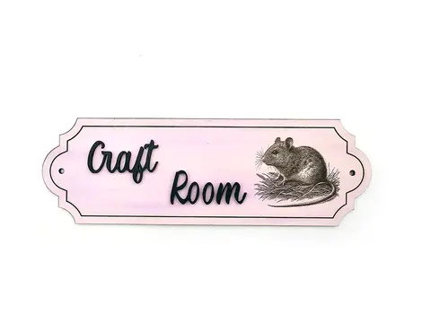 Craft Room Sign Decorative Door Plaque