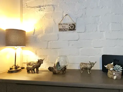 Hedgehog Plaque Decorative Sign With Funny Quote