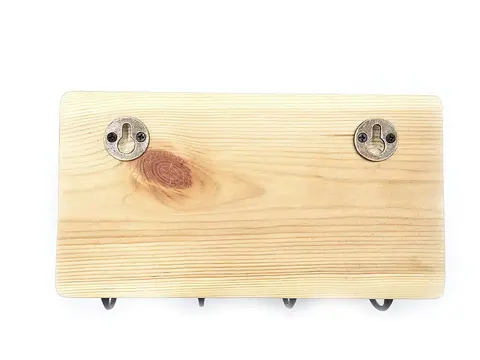 Personalised Key Holder Wall Mounted Solid Pine