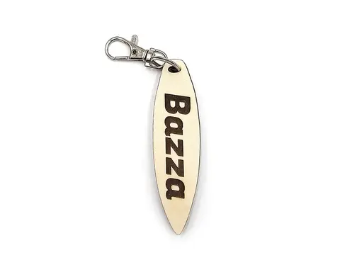 Novelty Surfboard Keyring Surfing Themed Wooden Key Chain