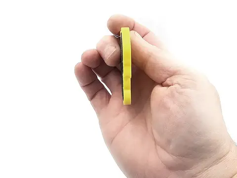 Fist Shaped Keyring with Hate Tattoo