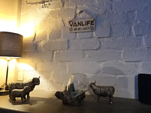 Vanlife Decorative Sign | Plaque with VW and T6 Logo