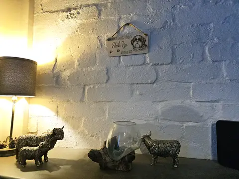 Shih Tzu Sign Decorative Plaque Home Decor