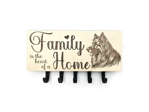 Key Holder Wall Mounted With 5 Hooks And Small Letter Rack Create Your Own Design