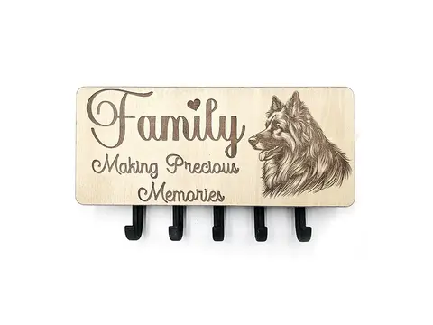 Key Holder Wall Mounted With 5 Hooks And Small Letter Rack Create Your Own Design