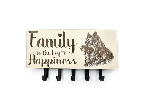 Key Holder Wall Mounted With 5 Hooks And Small Letter Rack Create Your Own Design