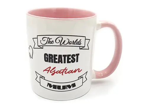 The Worlds Greatest Alsatian Mum Mug