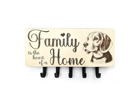 Key Holder Wall Mounted With 5 Hooks And Small Letter Rack Create Your Own Design