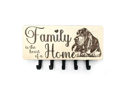 Key Holder Wall Mounted With 5 Hooks And Small Letter Rack Create Your Own Design