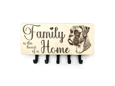 Key Holder Wall Mounted With 5 Hooks And Small Letter Rack Create Your Own Design