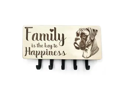 Key Holder Wall Mounted With 5 Hooks And Small Letter Rack Create Your Own Design