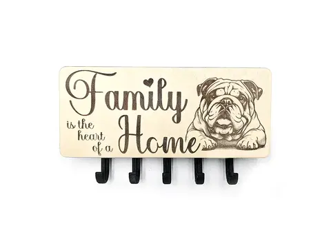 Key Holder Wall Mounted With 5 Hooks And Small Letter Rack Create Your Own Design