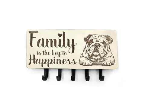 Key Holder Wall Mounted With 5 Hooks And Small Letter Rack Create Your Own Design