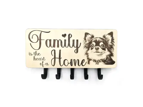 Key Holder Wall Mounted With 5 Hooks And Small Letter Rack Create Your Own Design