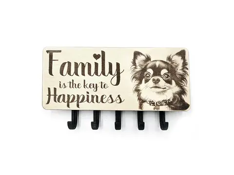 Key Holder Wall Mounted With 5 Hooks And Small Letter Rack Create Your Own Design