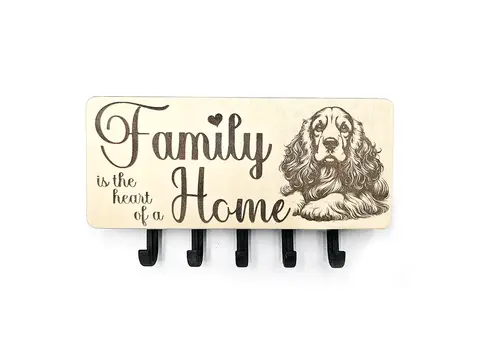 Key Holder Wall Mounted With 5 Hooks And Small Letter Rack Create Your Own Design