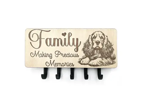 Key Holder Wall Mounted With 5 Hooks And Small Letter Rack Create Your Own Design