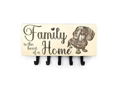 Key Holder Wall Mounted With 5 Hooks And Small Letter Rack Create Your Own Design
