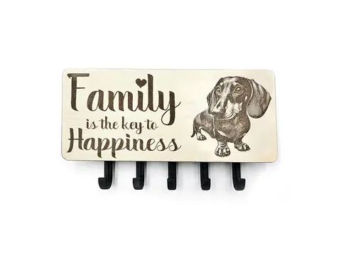 Key Holder Wall Mounted With 5 Hooks And Small Letter Rack Create Your Own Design