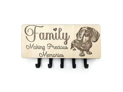 Key Holder Wall Mounted With 5 Hooks And Small Letter Rack Create Your Own Design