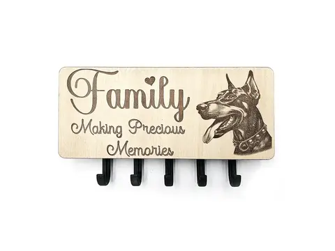 Key Holder Wall Mounted With 5 Hooks And Small Letter Rack Create Your Own Design