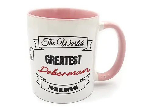 The Worlds Greatest Doberman Mum Mug