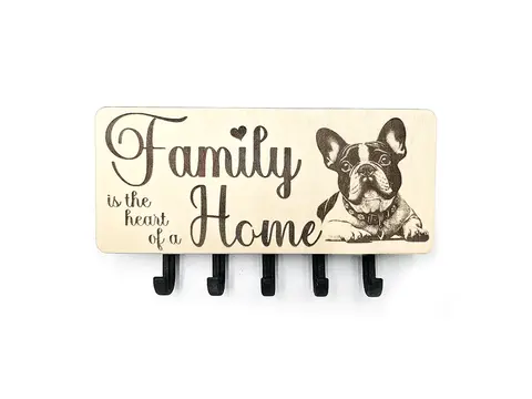 Key Holder Wall Mounted With 5 Hooks And Small Letter Rack Create Your Own Design