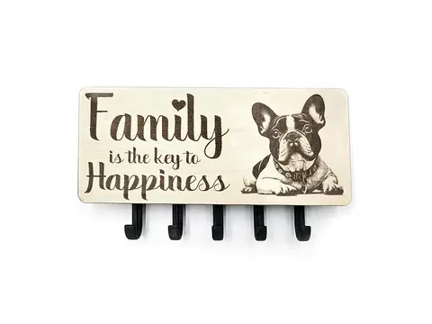 Key Holder Wall Mounted With 5 Hooks And Small Letter Rack Create Your Own Design