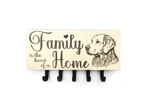 Key Holder Wall Mounted With 5 Hooks And Small Letter Rack Create Your Own Design