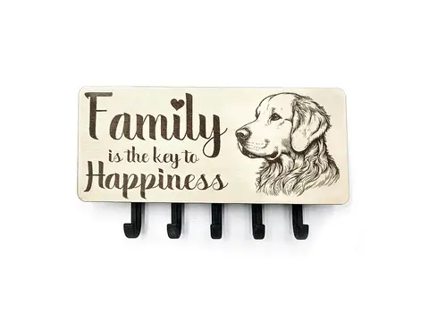 Key Holder Wall Mounted With 5 Hooks And Small Letter Rack Create Your Own Design