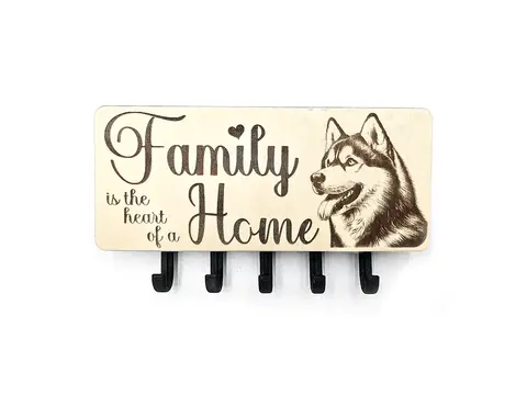 Key Holder Wall Mounted With 5 Hooks And Small Letter Rack Create Your Own Design