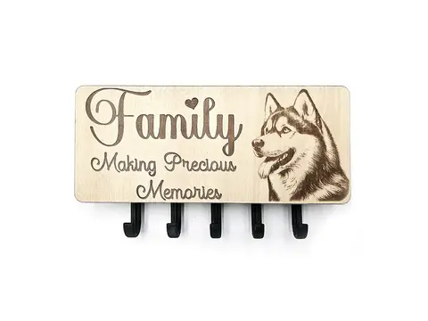 Key Holder Wall Mounted With 5 Hooks And Small Letter Rack Create Your Own Design