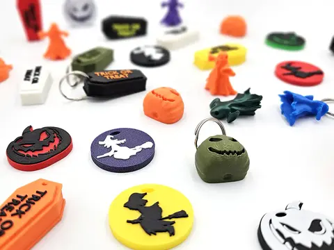 Witch Keyring Halloween School Bag Tag Charm Party Bag Filler