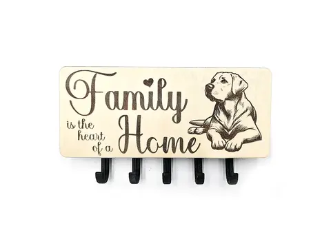 Key Holder Wall Mounted With 5 Hooks And Small Letter Rack Create Your Own Design