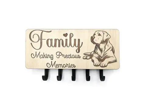 Key Holder Wall Mounted With 5 Hooks And Small Letter Rack Create Your Own Design