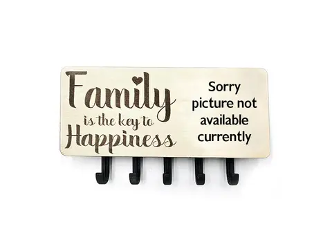 Key Holder Wall Mounted With 5 Hooks And Small Letter Rack Create Your Own Design