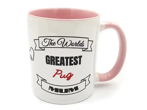 The Worlds Greatest Pug Mum Mug