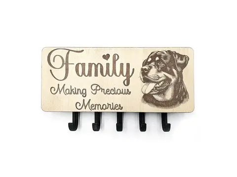 Key Holder Wall Mounted With 5 Hooks And Small Letter Rack Create Your Own Design