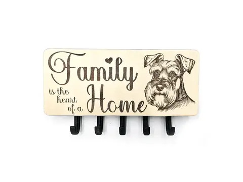 Key Holder Wall Mounted With 5 Hooks And Small Letter Rack Create Your Own Design