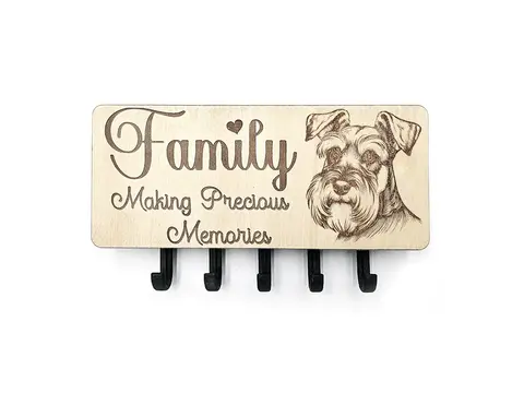 Key Holder Wall Mounted With 5 Hooks And Small Letter Rack Create Your Own Design